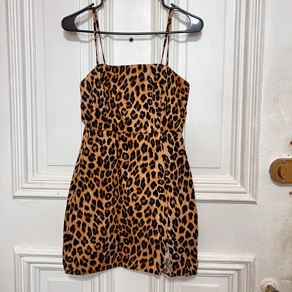 Zara Leopard Mini Dress!
